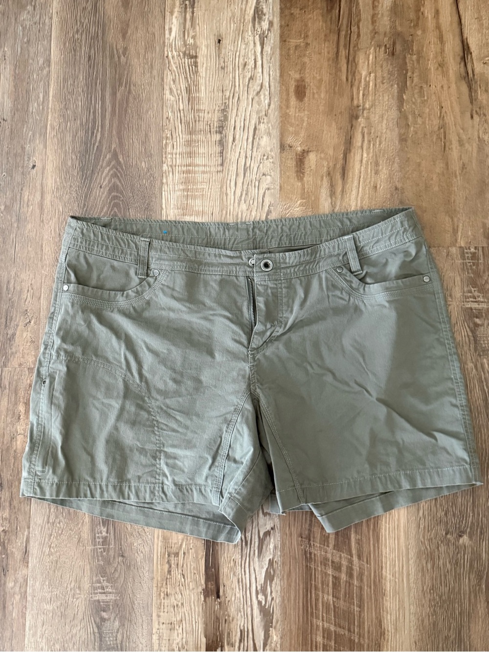 Kuhl Olive Green Utility Bermuda Shorts